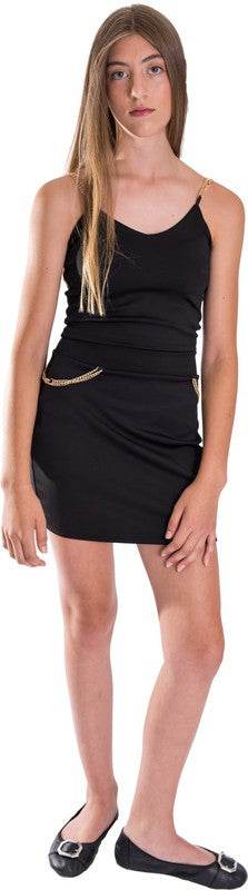 KIDS CHAIN CROP TOP AND SKIRT SET - Shop Style & More | Fresh Looks, Everyday Deals & Free Shipping