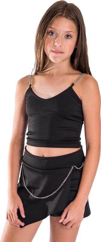 KIDS CHAIN CROP TOP AND SKIRT SET - Shop Style & More | Fresh Looks, Everyday Deals & Free Shipping