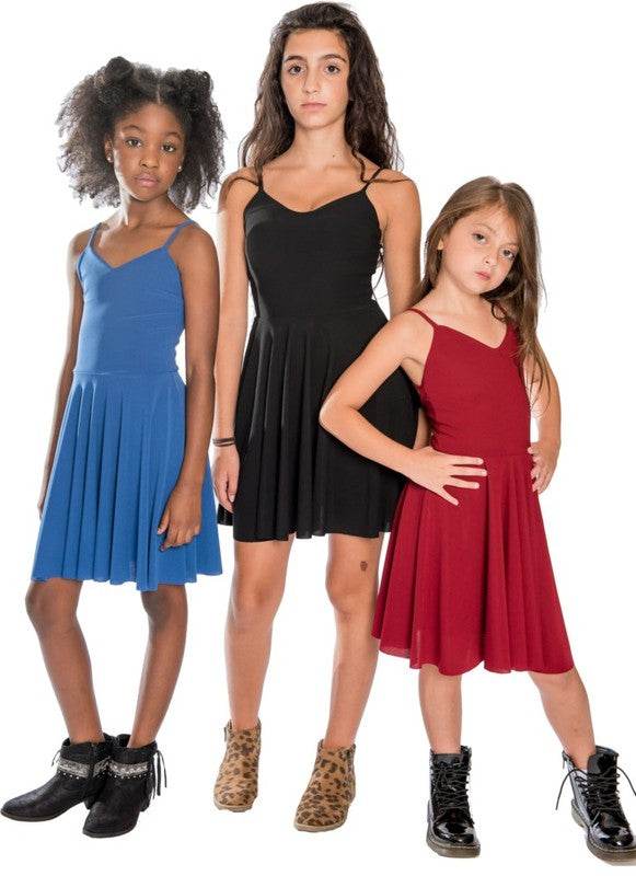 GIRLS CAGE BACK SKATER DRESS - Shop Style & More | Fresh Looks, Everyday Deals & Free Shipping
