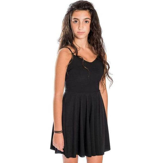 GIRLS CAGE BACK SKATER DRESS - Shop Style & More | Fresh Looks, Everyday Deals & Free Shipping