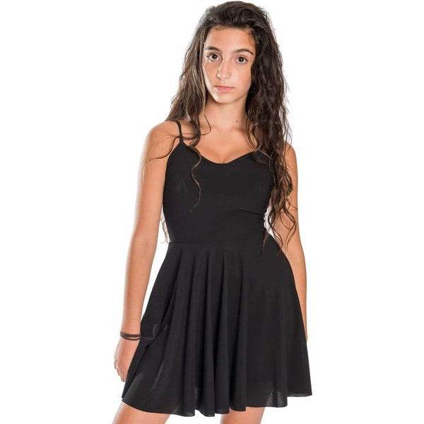 GIRLS CAGE BACK SKATER DRESS - Shop Style & More | Fresh Looks, Everyday Deals & Free Shipping