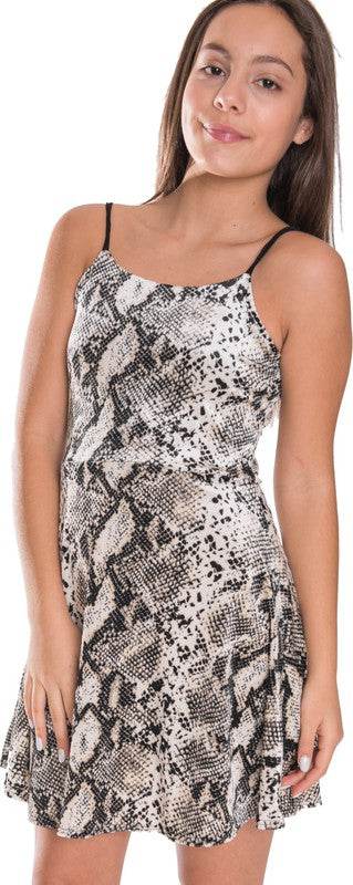 KIDS SNAKE SKATER DRESS - Shop Style & More | Fresh Looks, Everyday Deals & Free Shipping