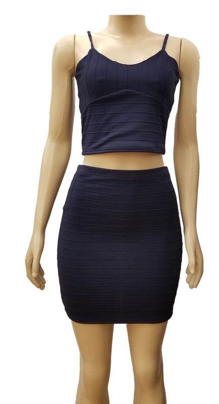 KIDS BANDAGE CROP TOP AND SKIRT SET - Shop Style & More | Fresh Looks, Everyday Deals & Free Shipping