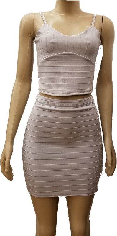KIDS BANDAGE CROP TOP AND SKIRT SET - Shop Style & More | Fresh Looks, Everyday Deals & Free Shipping