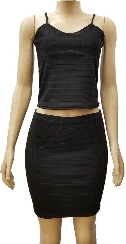KIDS BANDAGE CROP TOP AND SKIRT SET - Shop Style & More | Fresh Looks, Everyday Deals & Free Shipping