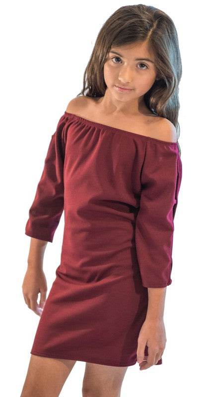 KIDS OFF THE SHOULDER LADDER DRESS - Shop Style & More | Fresh Looks, Everyday Deals & Free Shipping