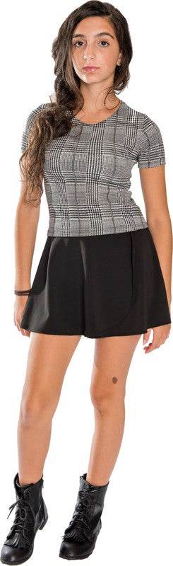 GIRLS PLAID SHORT SLEEVE TOP - Shop Style & More | Fresh Looks, Everyday Deals & Free Shipping