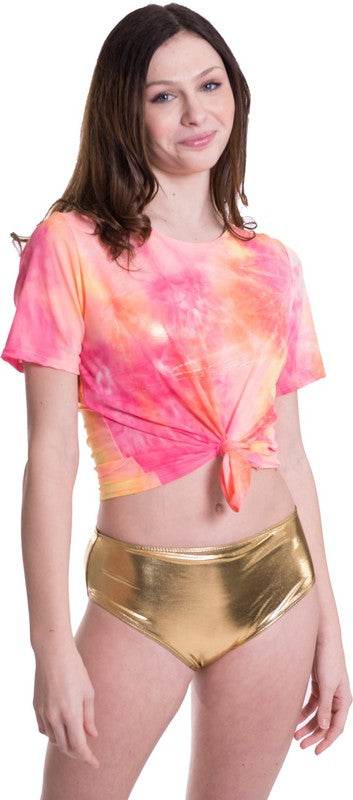 KIDS TIE - DYE MESH KNOT FRONT TOP - Shop Style & More | Fresh Looks, Everyday Deals & Free Shipping