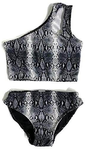 GIRL'S TWO PIECE ONE SHOULDER BATHING SUIT - Shop Style & More | Fresh Looks, Everyday Deals & Free Shipping