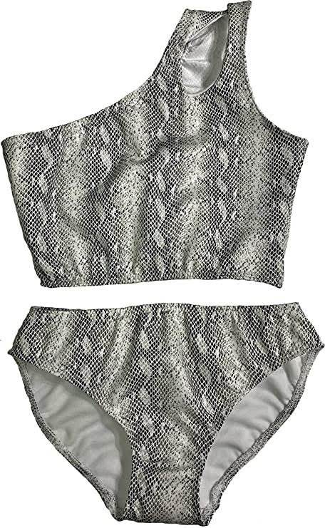 GIRL'S TWO PIECE ONE SHOULDER BATHING SUIT - Shop Style & More | Fresh Looks, Everyday Deals & Free Shipping