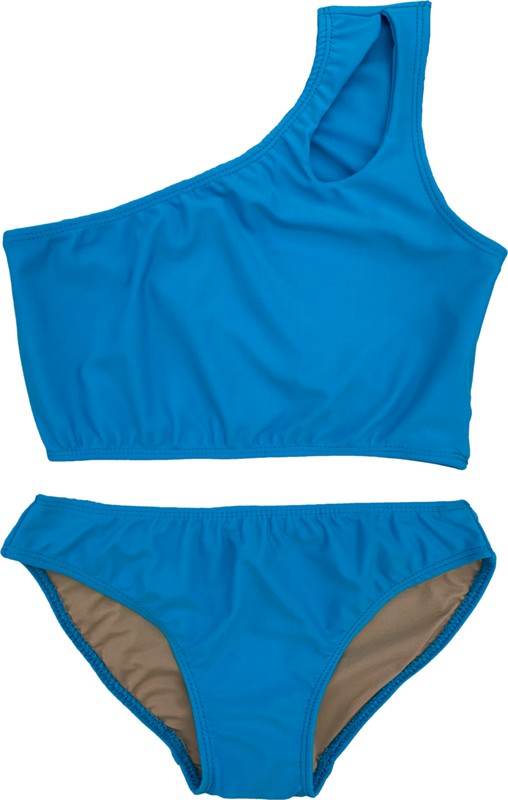 GIRL'S TWO PIECE ONE SHOULDER BATHING SUIT - Shop Style & More | Fresh Looks, Everyday Deals & Free Shipping