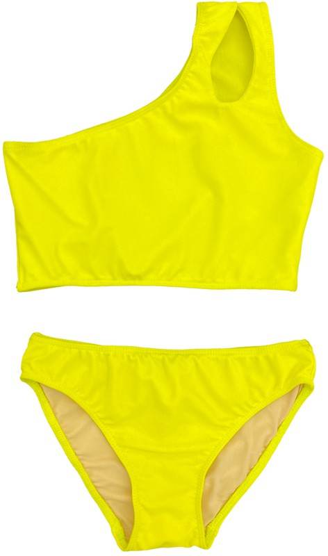 GIRL'S TWO PIECE ONE SHOULDER BATHING SUIT - Shop Style & More | Fresh Looks, Everyday Deals & Free Shipping