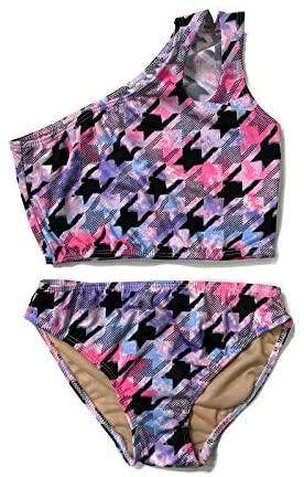 GIRL'S TWO PIECE ONE SHOULDER BATHING SUIT - Shop Style & More | Fresh Looks, Everyday Deals & Free Shipping