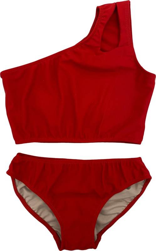 GIRL'S TWO PIECE ONE SHOULDER BATHING SUIT - Shop Style & More | Fresh Looks, Everyday Deals & Free Shipping