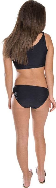 GIRL'S TWO PIECE TIE FRONT BATHING SUIT - Shop Style & More | Fresh Looks, Everyday Deals & Free Shipping