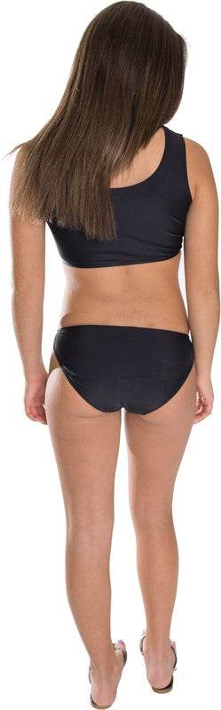 GIRL'S TWO PIECE TIE FRONT BATHING SUIT - Shop Style & More | Fresh Looks, Everyday Deals & Free Shipping