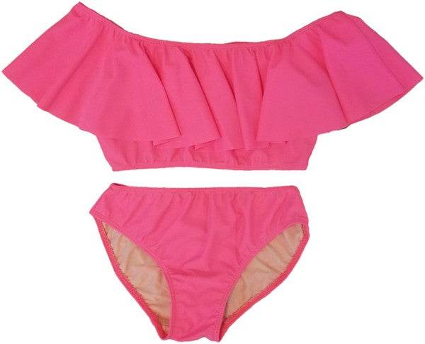 KIDS RUFFLE TWO PIECE BATHING SUIT - Shop Style & More | Fresh Looks, Everyday Deals & Free Shipping