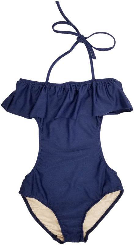 GIRLS ONE PIECE RUFFLE BATHING SUIT - Shop Style & More | Fresh Looks, Everyday Deals & Free Shipping