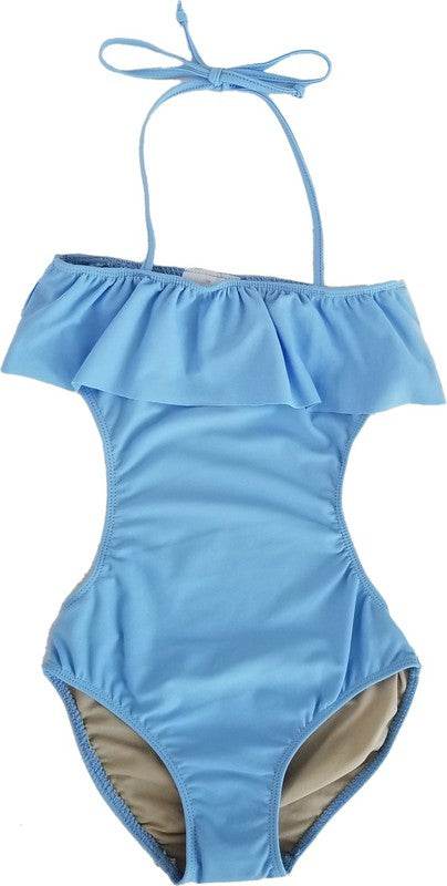 GIRLS ONE PIECE RUFFLE BATHING SUIT - Shop Style & More | Fresh Looks, Everyday Deals & Free Shipping