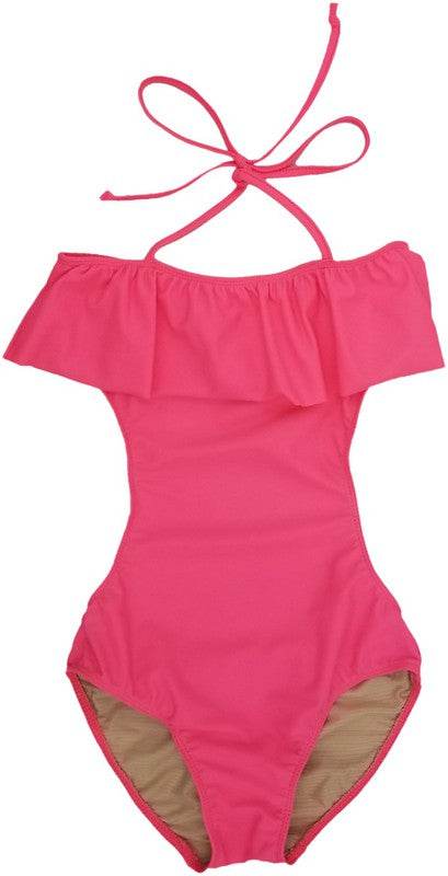 GIRLS ONE PIECE RUFFLE BATHING SUIT - Shop Style & More | Fresh Looks, Everyday Deals & Free Shipping