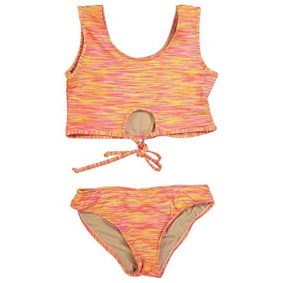 GIRL'S SPACE DYE TWO PIECE BATHING SUIT BIKINI - Shop Style & More | Fresh Looks, Everyday Deals & Free Shipping