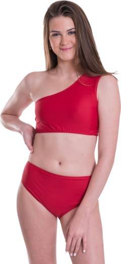 KIDS ONE SHOULDER HIGH WAISTED BIKINI - Shop Style & More | Fresh Looks, Everyday Deals & Free Shipping