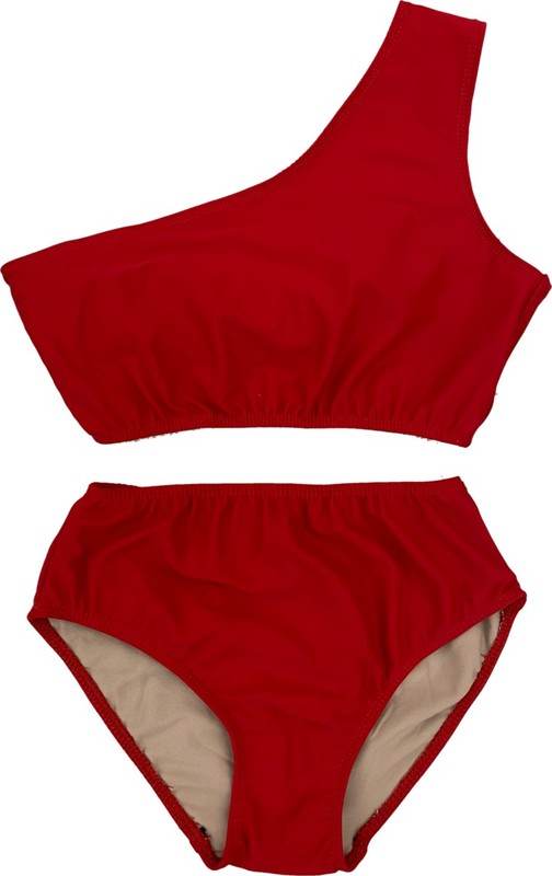 KIDS ONE SHOULDER HIGH WAISTED BIKINI - Shop Style & More | Fresh Looks, Everyday Deals & Free Shipping