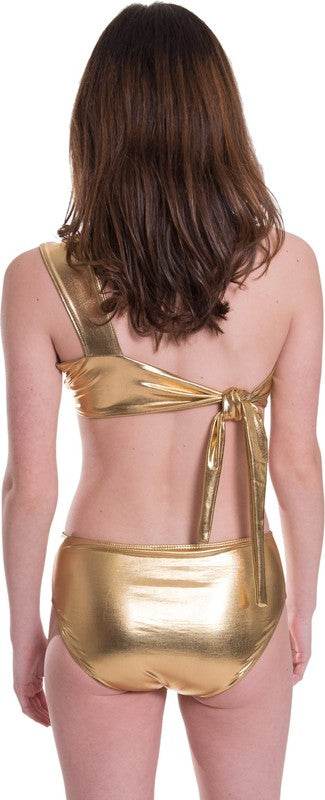 KIDS ONE SHOULDER HIGH WAISTED BIKINI - Shop Style & More | Fresh Looks, Everyday Deals & Free Shipping