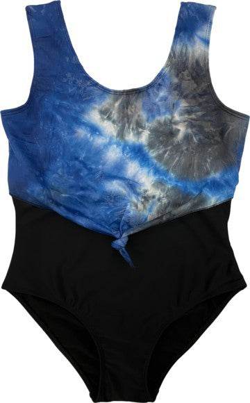 KIDS TIE-DYE ONE PIECE BATHING SUIT WITH TIE FRONT - Shop Style & More | Fresh Looks, Everyday Deals & Free Shipping
