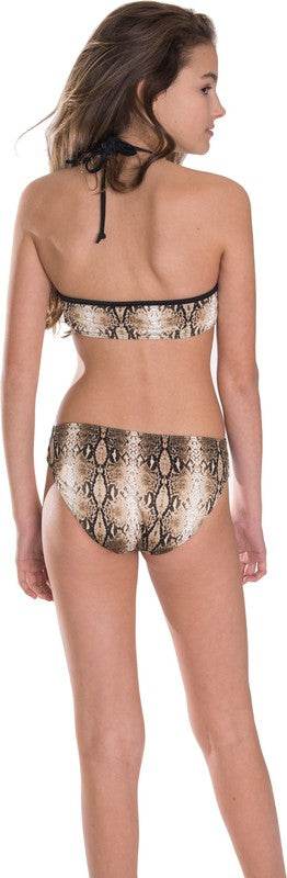 GIRL'S BROWN SNAKESKIN LADDER TWO PIECE - Shop Style & More | Fresh Looks, Everyday Deals & Free Shipping