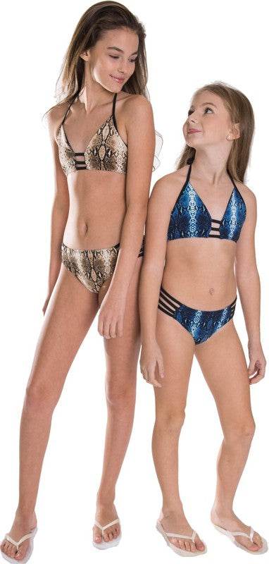 GIRL'S BROWN SNAKESKIN LADDER TWO PIECE - Shop Style & More | Fresh Looks, Everyday Deals & Free Shipping