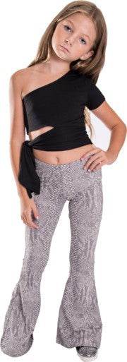 KIDS SNAKE PRINT BELL BOTTOM PANTS - Shop Style & More | Fresh Looks, Everyday Deals & Free Shipping