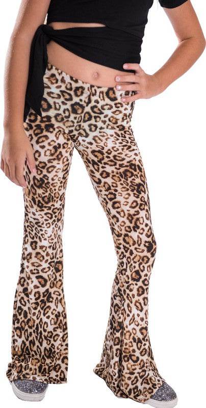 KIDS CHEETAH PRINT BELL BOTTOM PANTS - Shop Style & More | Fresh Looks, Everyday Deals & Free Shipping