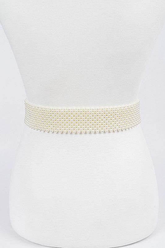 Pearl Beaded Iconic Fashion Belt - Shop Style & More | Fresh Looks, Everyday Deals & Free Shipping