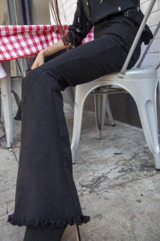 Black High Rise Flare Jeans - Shop Style & More | Fresh Looks, Everyday Deals & Free Shipping