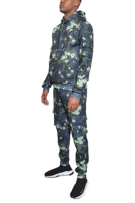 FULL CAMO HOODIE COTTON SWEAT SET - Shop Style & More | Fresh Looks, Everyday Deals & Free Shipping