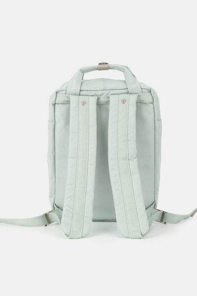 Himawari Contrast Water and Scratch-Resistant Nylon Backpack Bag - Shop Style & More | Fresh Looks, Everyday Deals & Free Shipping