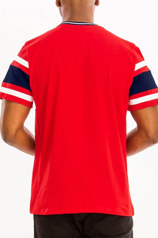 COTTON THREE STRIPE TSHIRT - Shop Style & More | Fresh Looks, Everyday Deals & Free Shipping