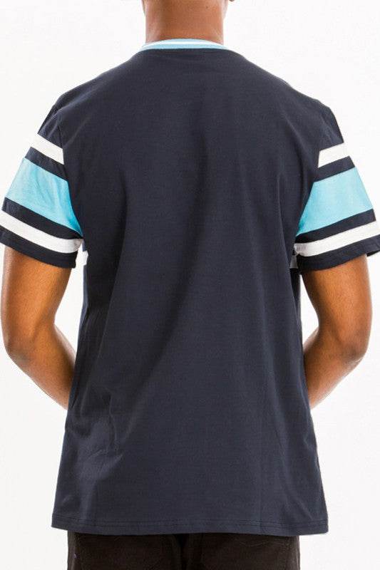 COTTON THREE STRIPE TSHIRT - Shop Style & More | Fresh Looks, Everyday Deals & Free Shipping