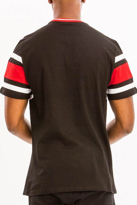 COTTON THREE STRIPE TSHIRT - Shop Style & More | Fresh Looks, Everyday Deals & Free Shipping