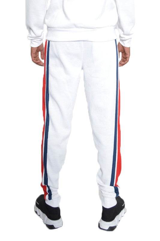 SOLID WITH THREE STRIPE PULLOVER HOODIE - Shop Style & More | Fresh Looks, Everyday Deals & Free Shipping