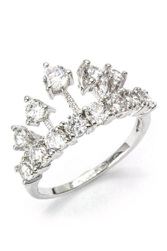 CZ Crown Ring - Shop Style & More | Fresh Looks, Everyday Deals & Free Shipping