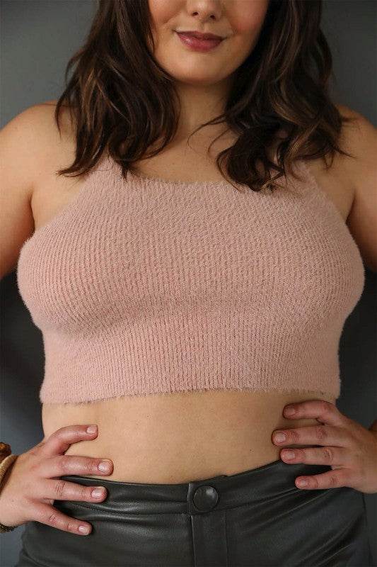 Plus Size Racerback Cozy Lounge Brami - Shop Style & More | Fresh Looks, Everyday Deals & Free Shipping