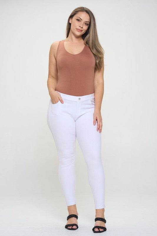 Reversible V-Neck Basic Tank Top Thong Bodysuit - Shop Style & More | Fresh Looks, Everyday Deals & Free Shipping