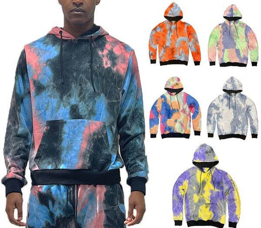 Mens Cotton Tye Dye Hoodie - Shop Style & More | Fresh Looks, Everyday Deals & Free Shipping