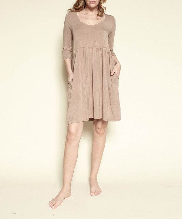 Bamboo loose fit babydoll dress - Shop Style & More | Fresh Looks, Everyday Deals & Free Shipping