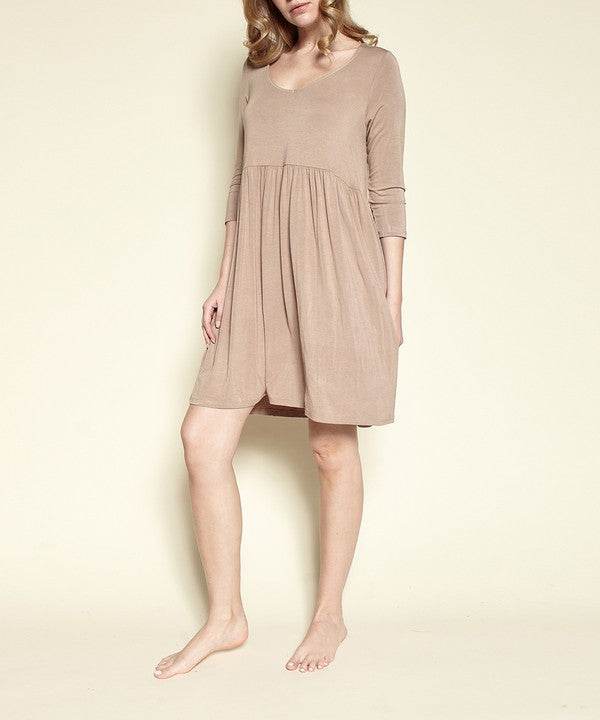 Bamboo loose fit babydoll dress - Shop Style & More | Fresh Looks, Everyday Deals & Free Shipping