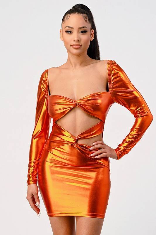 CUT OUT DETAIL FRONT MINI DRESS - Shop Style & More | Fresh Looks, Everyday Deals & Free Shipping