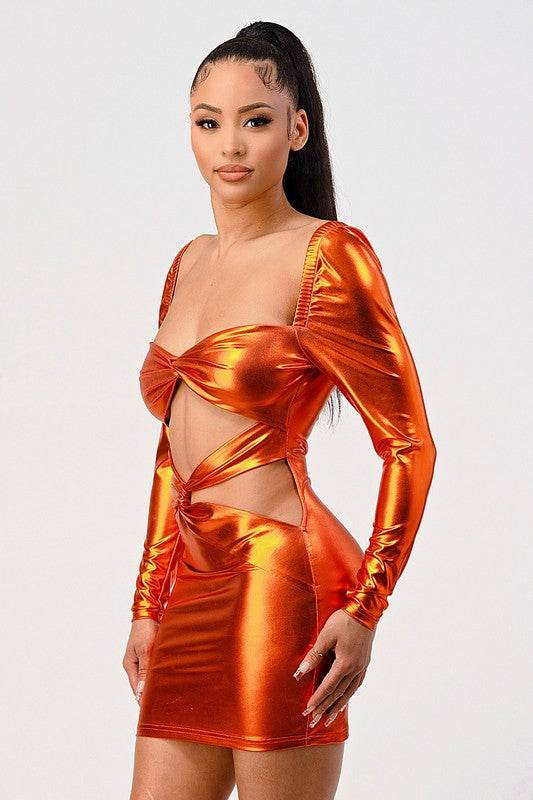 CUT OUT DETAIL FRONT MINI DRESS - Shop Style & More | Fresh Looks, Everyday Deals & Free Shipping