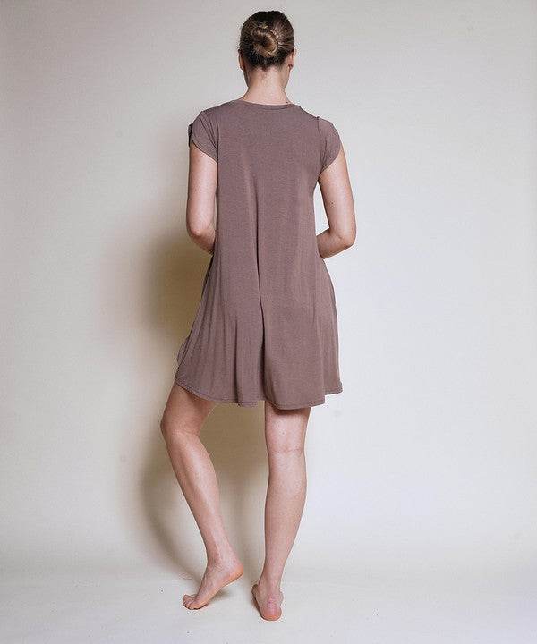 BAMBOO TULIP SLEEVE DRESS - Shop Style & More | Fresh Looks, Everyday Deals & Free Shipping